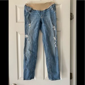 A Pea in the Pod Distressed Maternity Jeans, 26